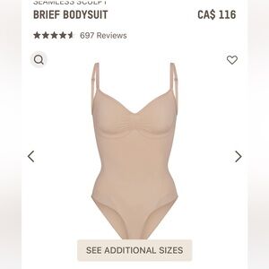 Brand new Skims bodysuit